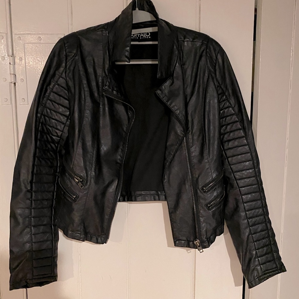 Biker Moto black Jacket🔥🔥😎